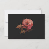 Cartons Réponse Baroque peint Floral en ligne QR Code (Dos)