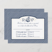 Cartons Réponse Bateau Ancre nautique Diagonal Stripes Swirl Moder (Devant / Derrière)