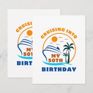 Cartons Réponse Bateau pour mes 50 ans de croisière