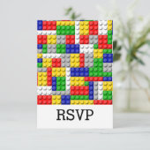 Cartons Réponse Bâtiments Couleur primaire Anniversaire/Fête du ga (Debout devant)