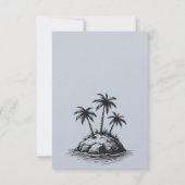 Cartons Réponse Beach Couple Choix de nourriture et demande de cha (Dos)