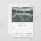 Cartons Réponse Beau Mariage de Réflexions de Mountain Lake (Dos)