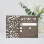 Cartons Réponse Bébé Respiration Rustique Grange de mariage en boi (Debout devant)