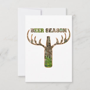 Cartons Réponse Beer Season Hunting Season Venin For Hunter