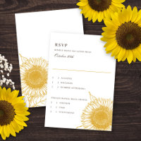 Belle + Élégante Mariage de automne Sunflowers Rép