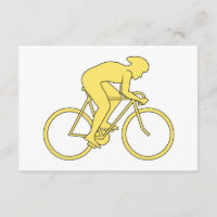 Bicycle Rider à Yellow.