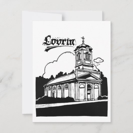 Cartons Réponse Biserica din Lovrin Linicut (Devant)