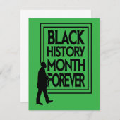Cartons Réponse Black History Month Forever (Devant / Derrière)
