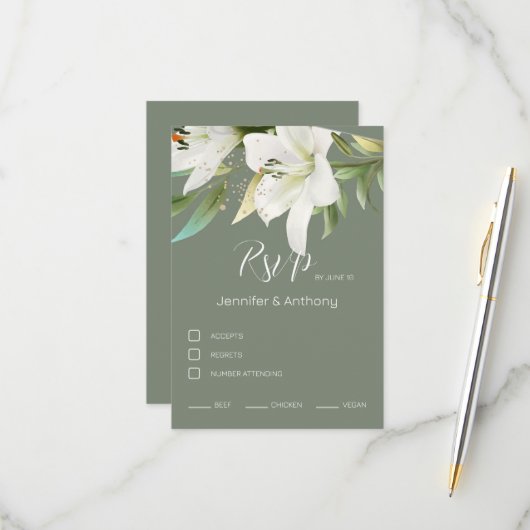 Cartons Réponse Blancs adorables (Devant/Arrière en situation)