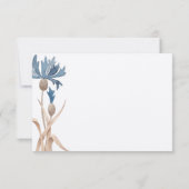 Cartons Réponse Bleu Cornflowers & Blé Field Dîner moderne (Dos)