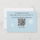 Cartons Réponse Bleu des flocons de neige du dragon blanc d'hiver (Dos)