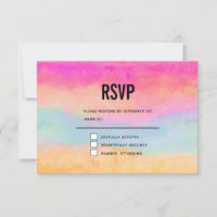 Bleu rose Jaune arc-en-ciel Abstraites bandes