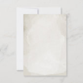 Cartons Réponse Bloom Rustique Automne Inspiré Beau Mariage (Dos)