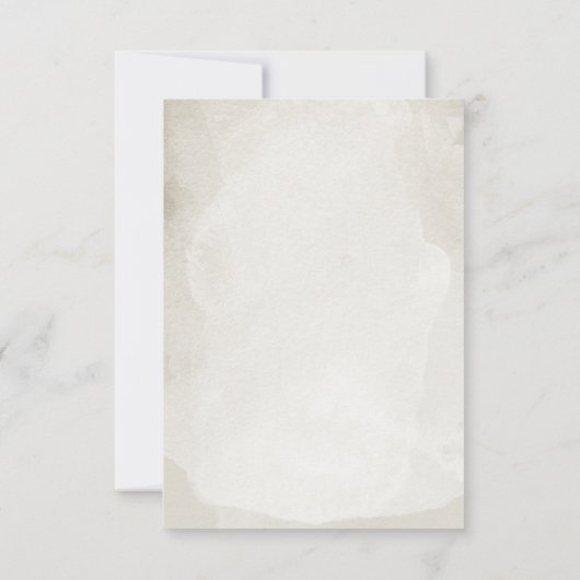 Cartons Réponse Bloom Rustique Automne Inspiré Beau Mariage (Dos)