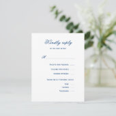 Cartons Réponse Blue and White Wedding (Debout devant)