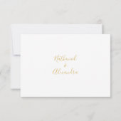 Cartons Réponse Blue Hydrangeas Watercolor Floral Wedding (Dos)