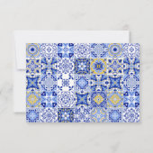 Cartons Réponse Blue Talavera Fiesta : Un Mariage mexicain espagno (Dos)