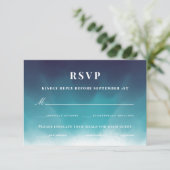 Cartons Réponse Blue watercolor ombre (Debout devant)