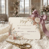 Cartons Réponse Blush Sage Botanical Elegance