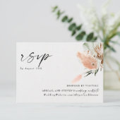 Cartons Réponse Bohème Romantique Avec Pampas Grass (Debout devant)