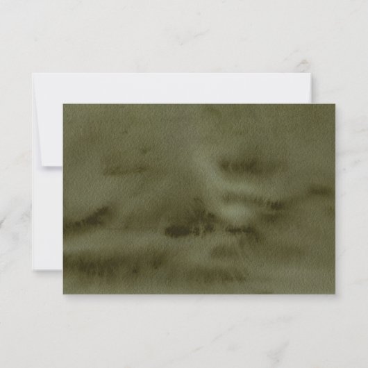 Cartons Réponse Boho Automne Mariage Floral (Dos)