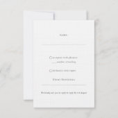 Cartons Réponse Boho Bamboo Feuille Botanique Vert doux et élégant (Dos)