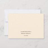 Cartons Réponse Boho Bohemian Rustic Floral Poppies Mariage (Dos)