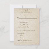 Cartons Réponse Boho Chic Aquarelle Floral Vache Mariage crâne (Dos)