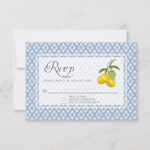 Cartons Réponse BOHO Citrus citron rustique Trellis Mariage floral