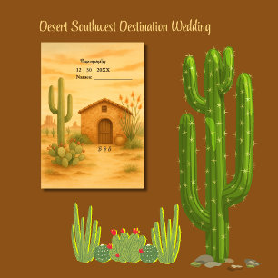 Cartons Réponse Boho Desert Southwest Terracotta Mariage