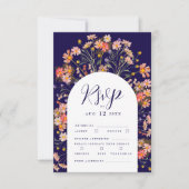 Cartons Réponse Boho Fall Rustique Fleur sauvage Floral Arch Maria (Devant)