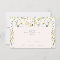 Boho Spring Elegant Botanical Florals Mariage Mur