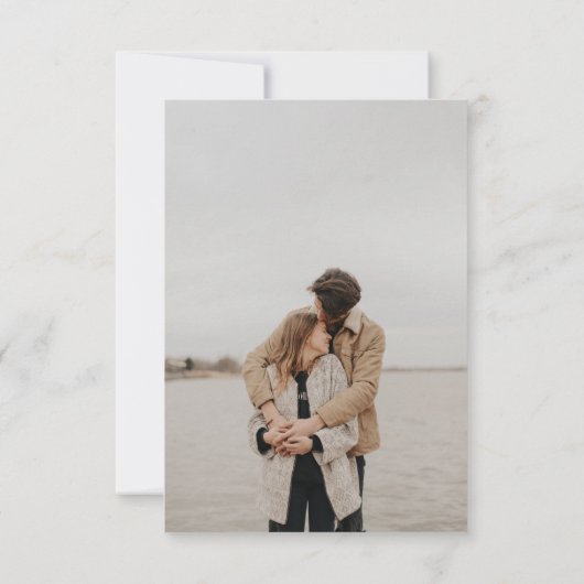 Cartons Réponse Boho terracotta floral Qr code script arch mariage (Dos)