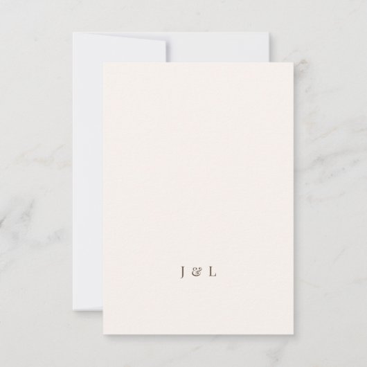 Cartons Réponse Boho Terracotta Rust Fall Floral Mariage QR Code (Dos)