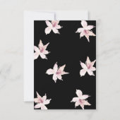 Cartons Réponse Boîtier de Mariage de Bohême de couronne Whimssiqu (Dos)