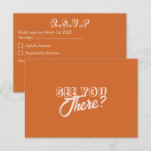 Cartons Réponse Bold Classique Moderne Western Mariage simple (Devant / Derrière)