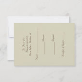 Cartons Réponse Bottes nuptiales avec le souffle du bébé séché (Dos)