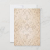 Cartons Réponse Bougainvilliers tropicaux Mariage d'aquarelle (Dos)