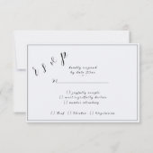 Cartons Réponse Bouleaux blancs élégants (Dos)