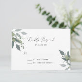 Cartons Réponse Bouquet de verdure (Debout devant)