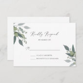 Cartons Réponse Bouquet de verdure (Devant / Derrière)