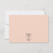 Cartons Réponse Bouquets de la Branche d'Olivier Mariage (Dos)