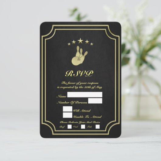 Cartons Réponse Bowling (Debout devant)