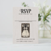 Cartons Réponse Brides Mariage Tarot (Debout devant)