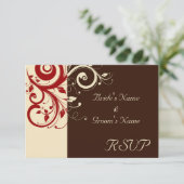 Cartons Réponse Brown/Crème/Flèche inverse rouge (Debout devant)