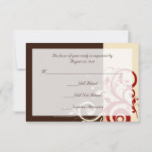 Cartons Réponse Brown/Crème/Flèche inverse rouge (Dos)