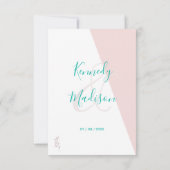 Cartons Réponse Budget remarquable du corail géométrique (Dos)