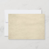 Cartons Réponse Burgundy Alice au pays des merveilles Mariage de h (Dos)