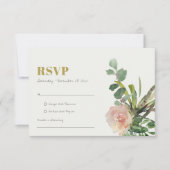 Cartons Réponse CACTUS DE FLEURS DÉsertiques À FLEURS ROSES FEUILL (Devant)