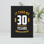 Cartons Réponse Cadeau anniversaire 30 ans (Debout devant)